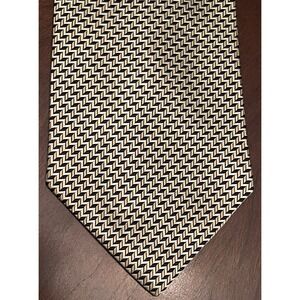 RBM Gold Blue 100% Imported Silk Men’s Neck Tie Made In USA